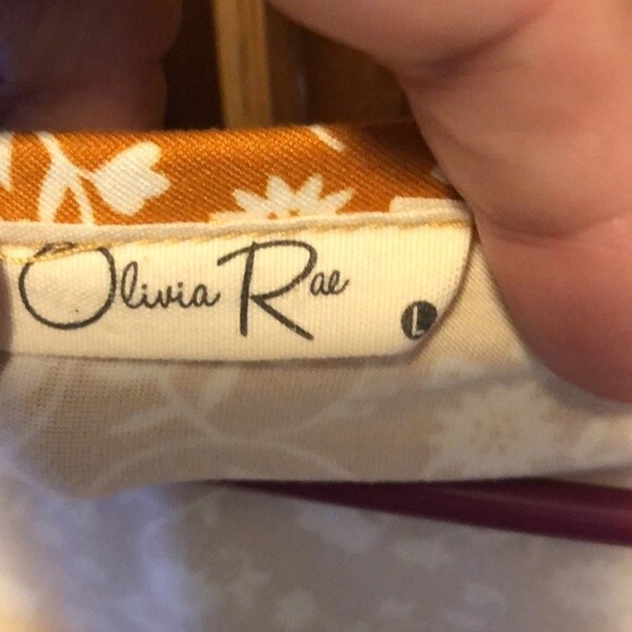 Olivia Rae size large long sleeve crop top NWOT - Picture 2 of 5